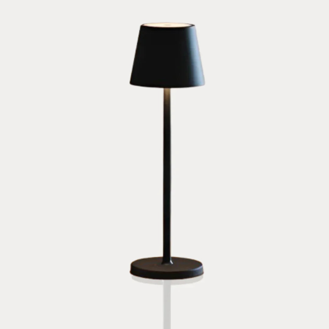 wireless black table lamp